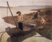 Pierre Puvis de Chavannes The Poor Fisherman Germany oil painting artist